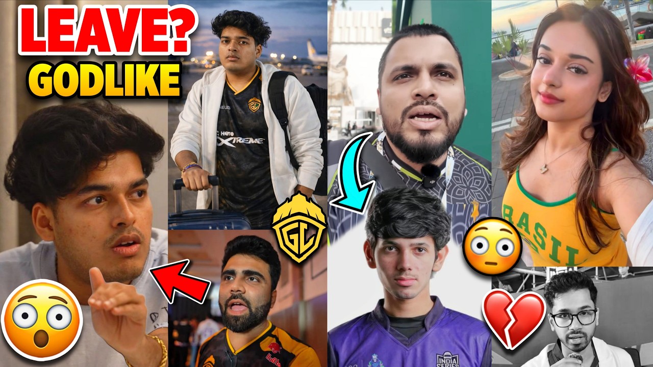 Jonathan LEAVING GodLike? 😱 TRUTH Explained🚨 All SHOCKED Reaction 😳 IQOOSoul Plans, BGMI, Full Story