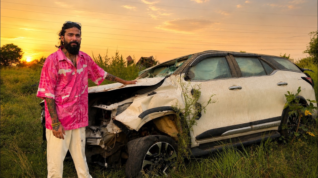 Finally Apni Crashed Fortuner Mil Gayi 😔💔