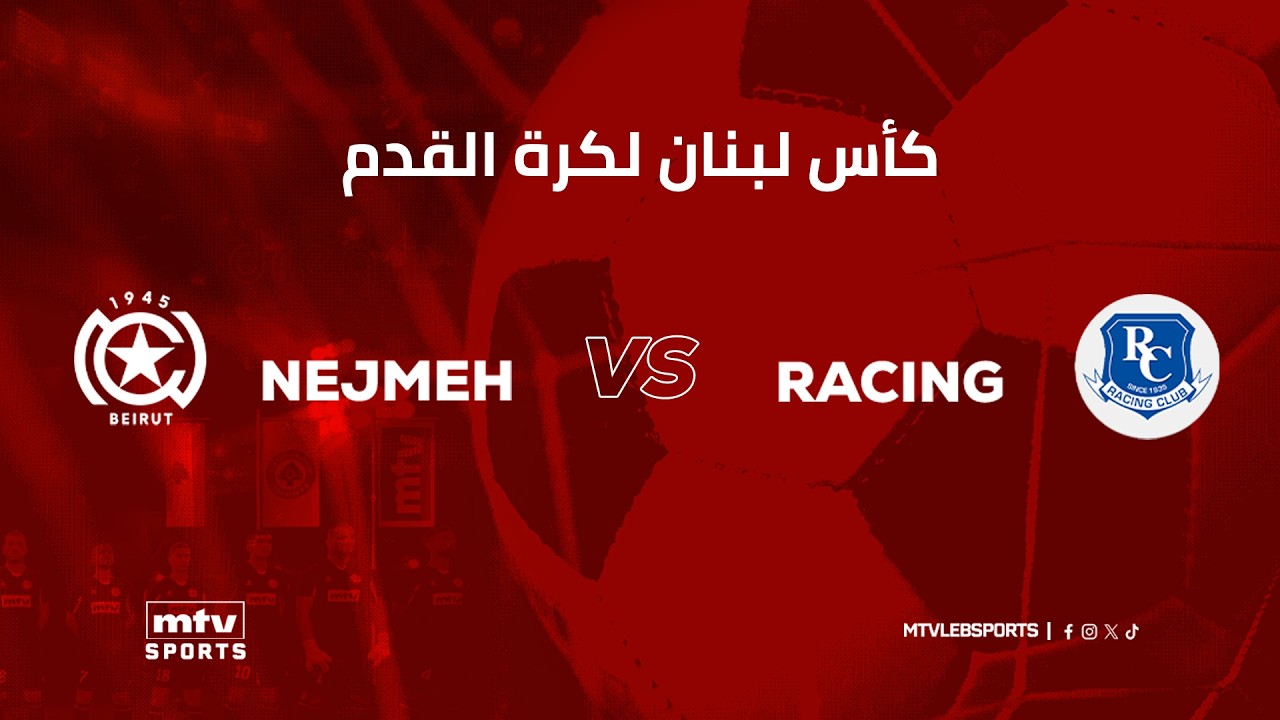 Lebanese Football League - Nejmeh Vs Racing