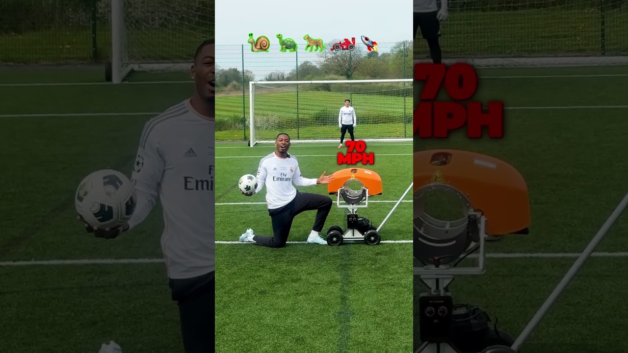 Goalkeeper vs 100MPH🚀⚽️