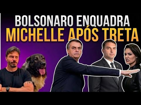 BOLSONARO APARECE E ACABA COM A TRETA DE MICHELLE E FLÁVIO