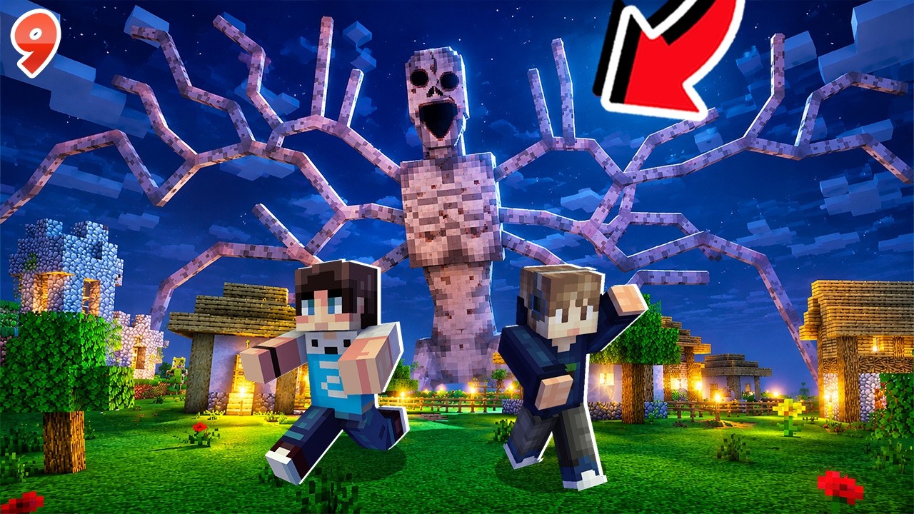 KITA DI TERROR MAHKLUK HORROR DI MINECRAFT!!! - SURVIVAL TERKUTUK 2026 #9