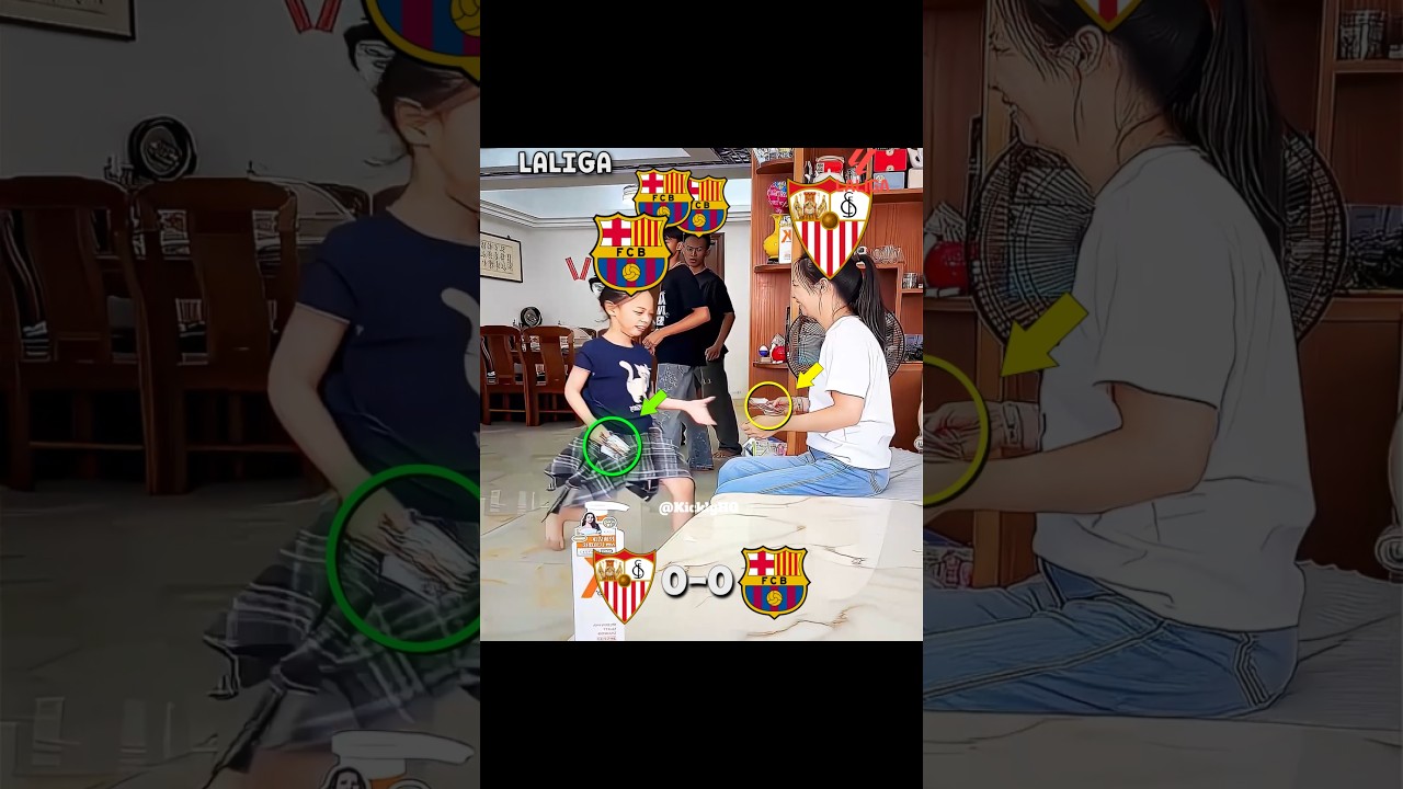 Barcelona Took a Comfortable Victory Over Sevilla 💪🥶