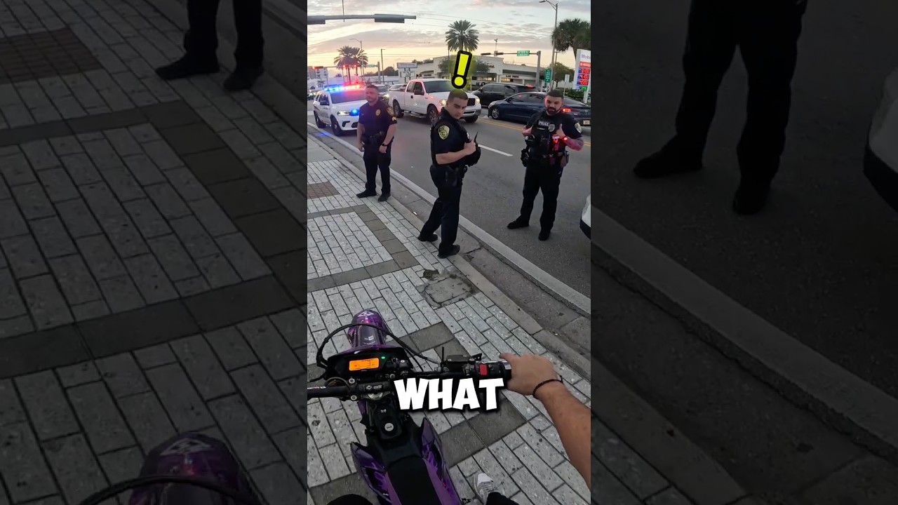 This COP Liked My E-Bike😎 #shorts