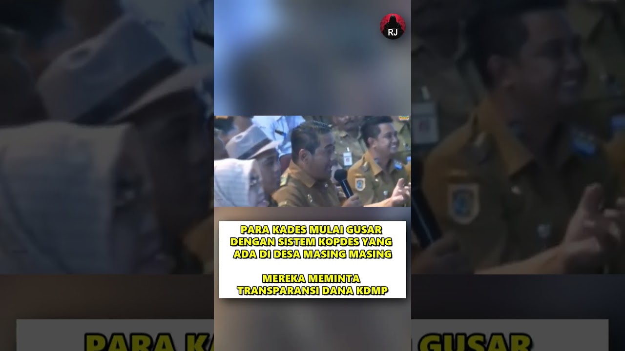 KADES MULAI GUSAR, KDMP GAK TRANSPARAN