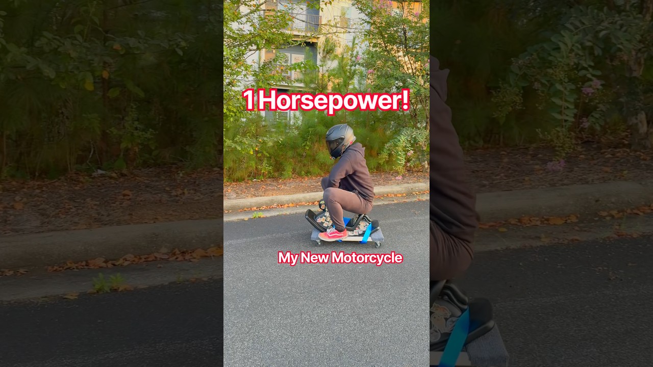 I Turned A Rocking Horse Into A Motorcycle #bikerboy #biketok #diy #diybuild #funny