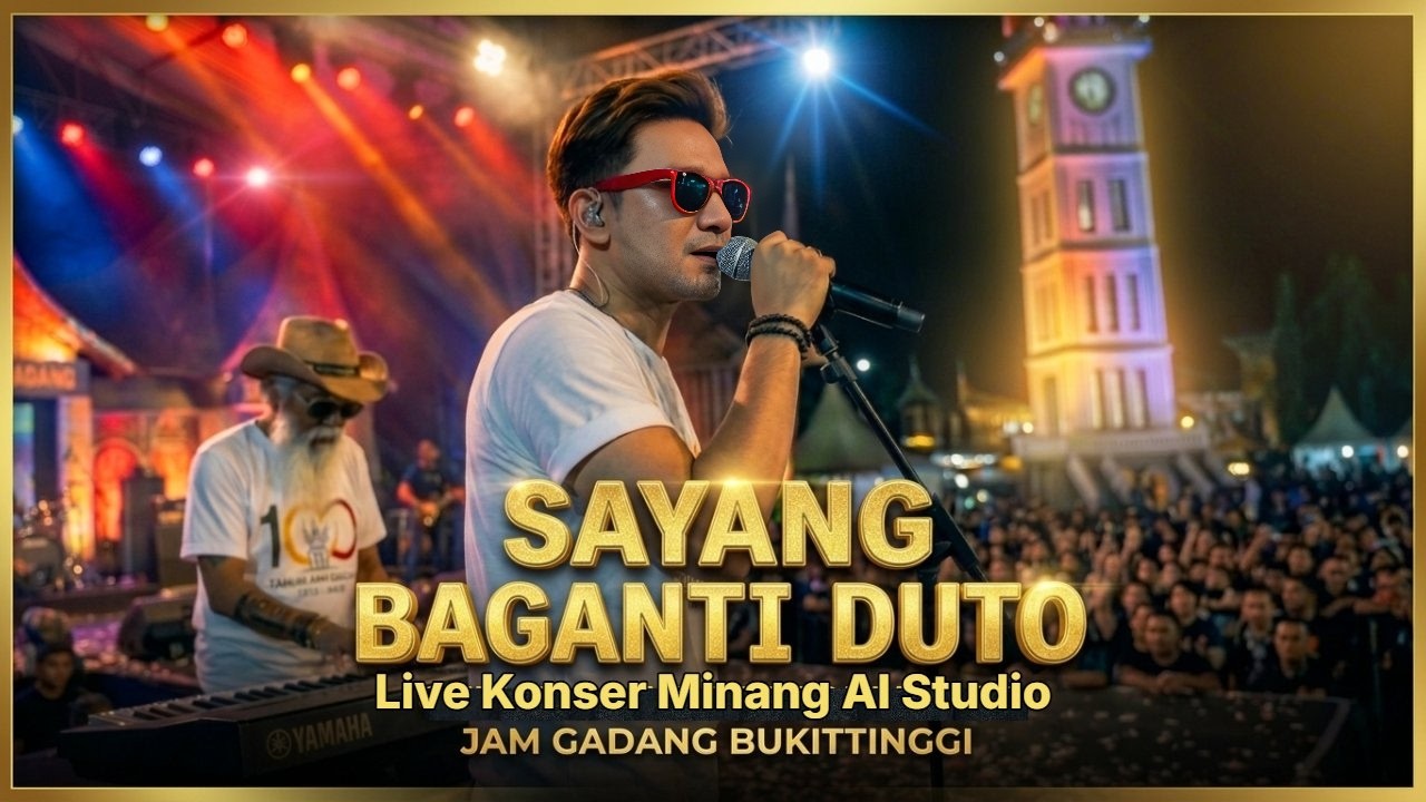 SAYANG BAGANTI DUTO (Live Konser Minang AI Studio) Di Lahia Denai Nan Galak, Di Batin Baitu Ramuak🥀