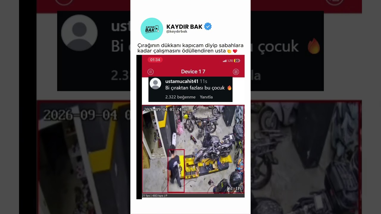 Çırağının dükkanı kapıcam diyip sabahlara kadar çalışmasını ödüllendiren usta👏❤️
