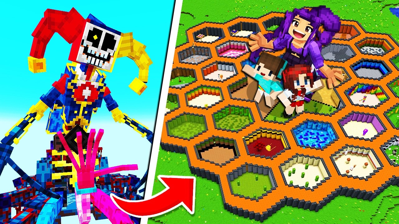 AMAZING!! Bocil Dan Cil Kathlenia Bikin Kebun Binatang POPPY PLAYTIME