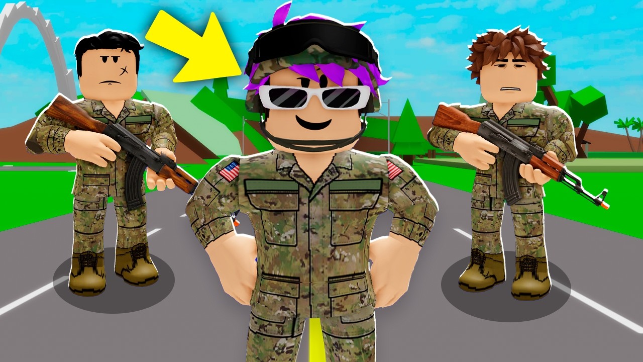 VIREI O CHEFE DOS SOLDADOS no BROOKHAVEN