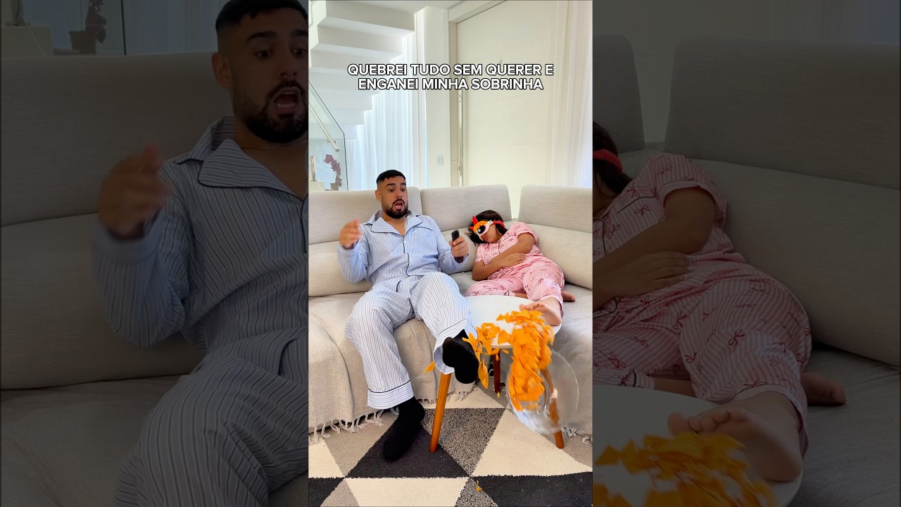 MINHA SOBRINHA DESESPERADA NO FINAL!!! FOI SEM QUERER KKKK #sobrinha #reação