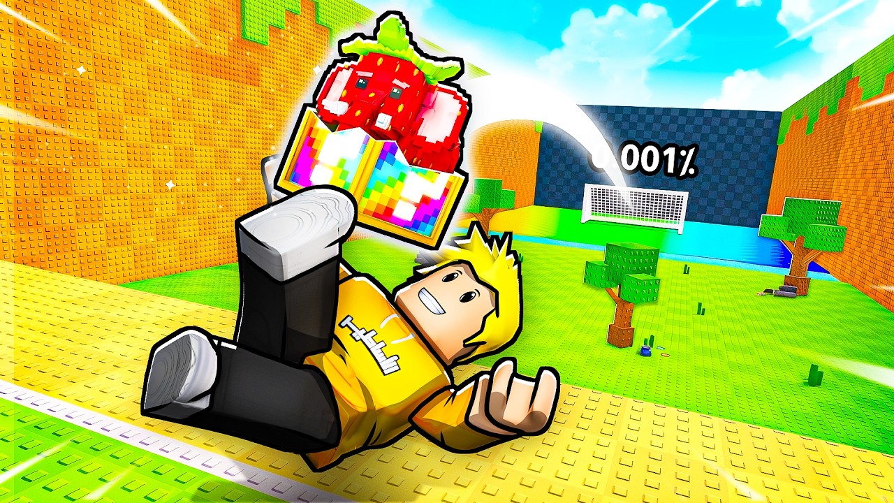 شوت اللكي بلوك وجمع برين روت!!😨   Kick a Lucky Block