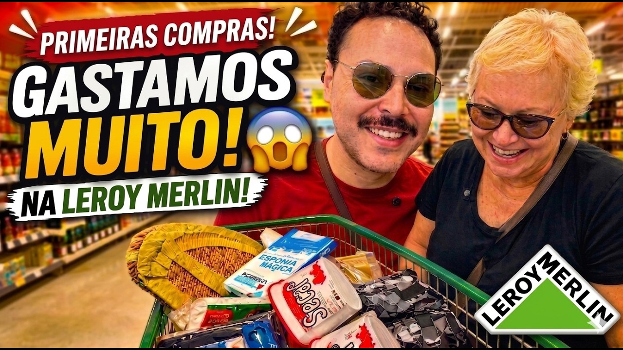 👉 😱 GASTAMOS MUITO nas primeiras compras do apê!