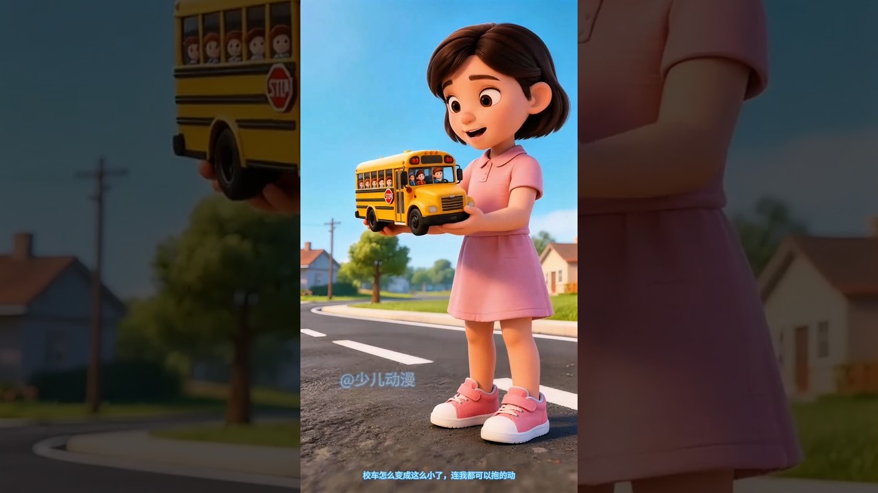 busnya jadi kecil! #shorts #animasi #kartun