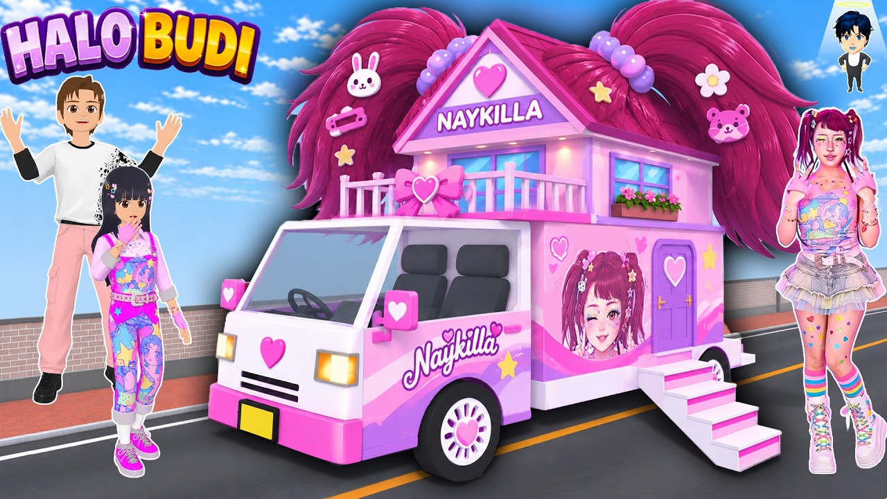 Yuta Mio Buat Rumah NAYKILLA Tingkat Diatas Mobil Pickup Bisa Tidur Sambil Berjalan Keliling Kota🥳🌈