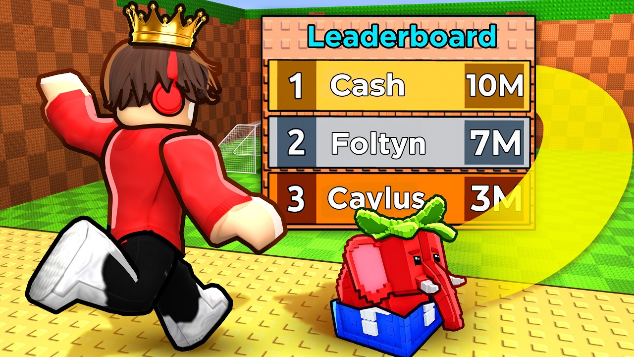 I Got TOP LEADERBOARD in Kick a Lucky Block!