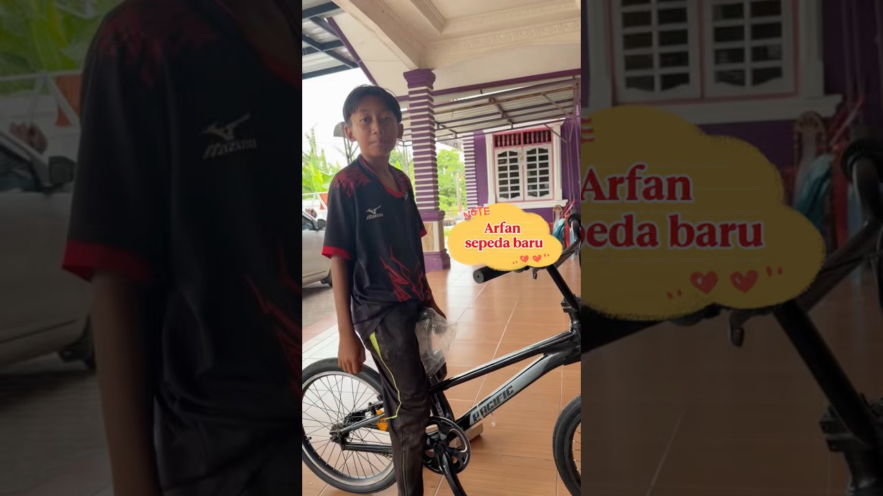 Arfan beli sepeda facific x men