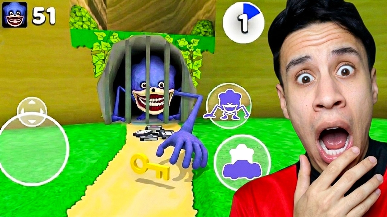 مطاردة مرعبة! الكهف السري لي الوحش العملاق SHIN SONIC في لعبة Super Bear Adventure!😱🚫