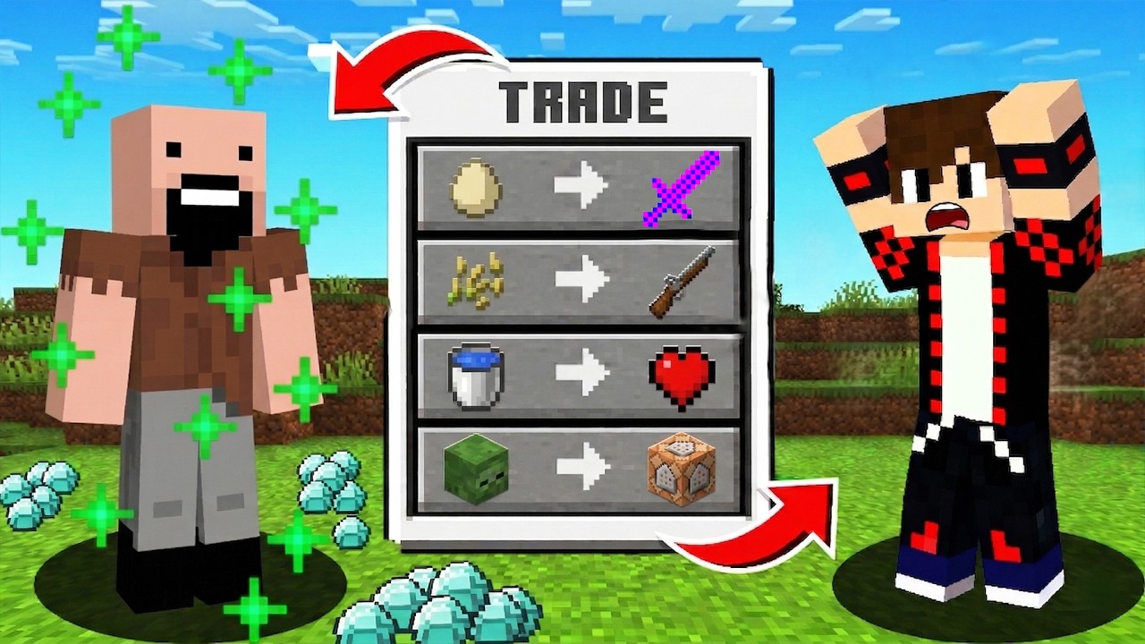 ماين كرافت : ولكن نوتش يبادل اغراض اسطورية !!؟ 🔥😱