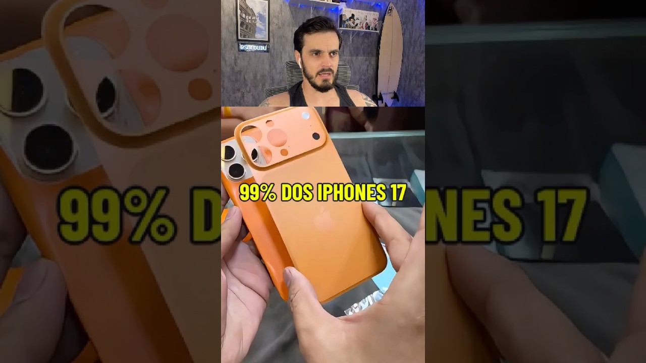 Entenda como tem tanta gente de Iphone 17 Pro Max 🤣