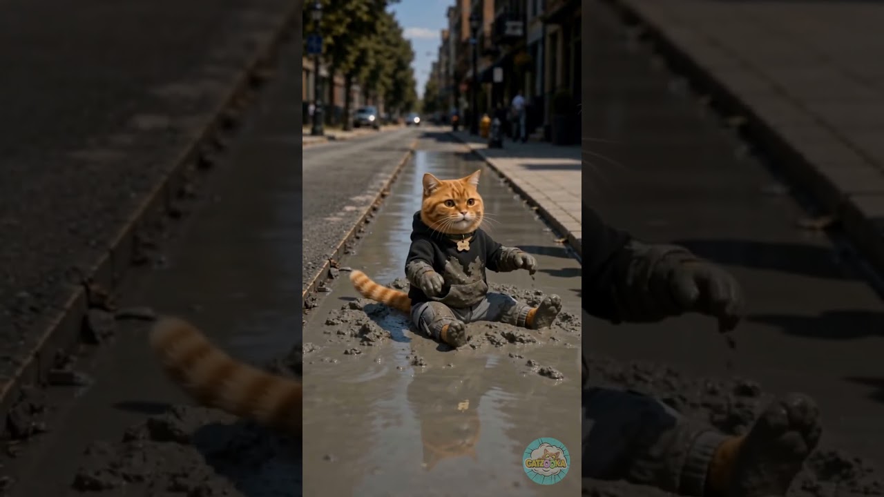 كان جينو دائمًا كما هو — لكن أصغر وبلا رقابة تقريبًا 🐱😄