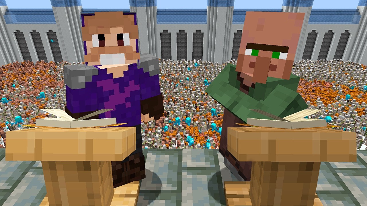 SIMULEI VILLAGERS E GOLENS DESENVOLVENDO UMA CIVILIZAÇÃO