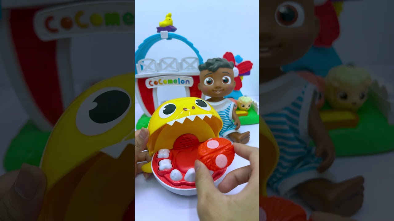 ASMR Unboxing Miniature Boys And Little Shark Unboxing Orange Kitchen Set Toys With Lina ASMR Videos