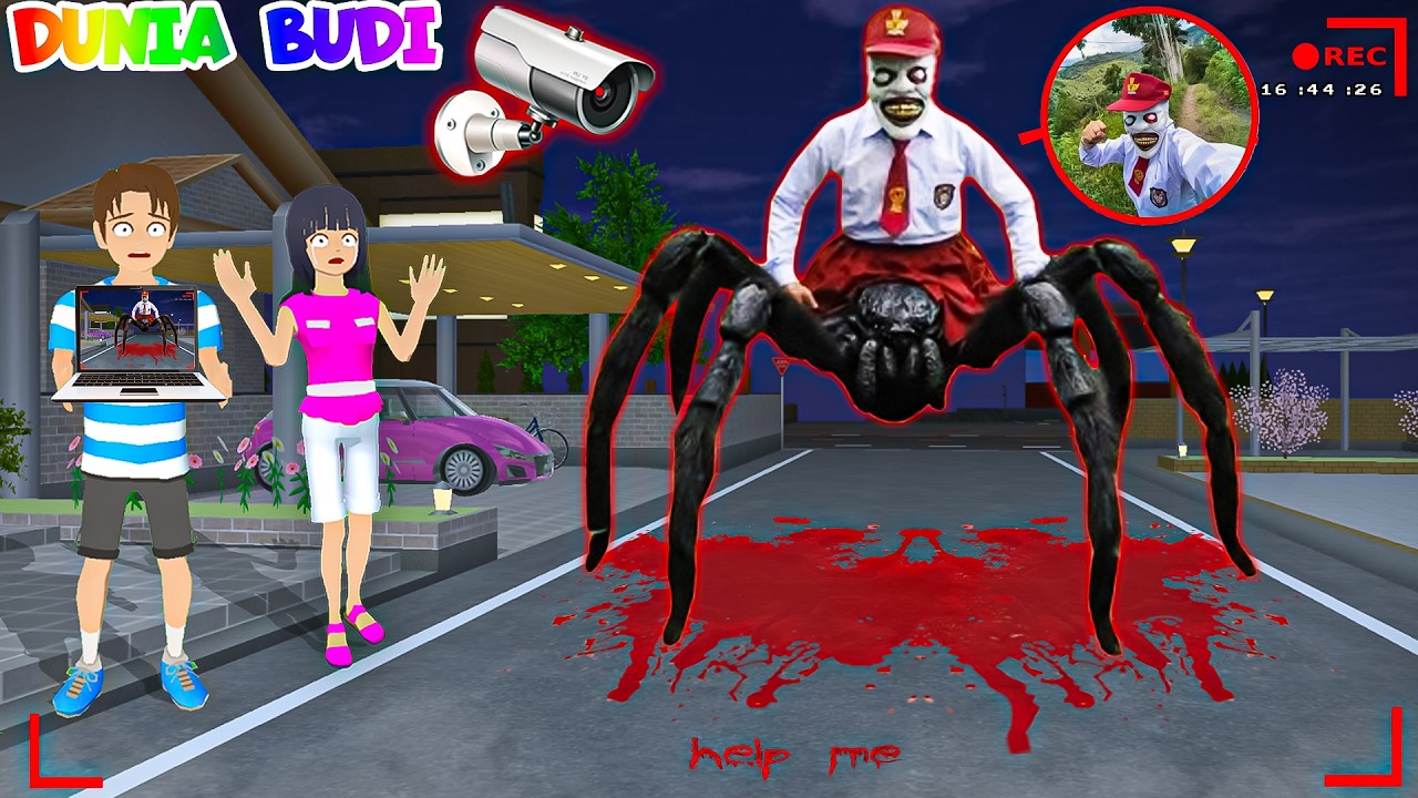 Yuta Mio Panik! CCTV Merekam BOCIL SD UPACARA Misterius di Depan Rumah😱