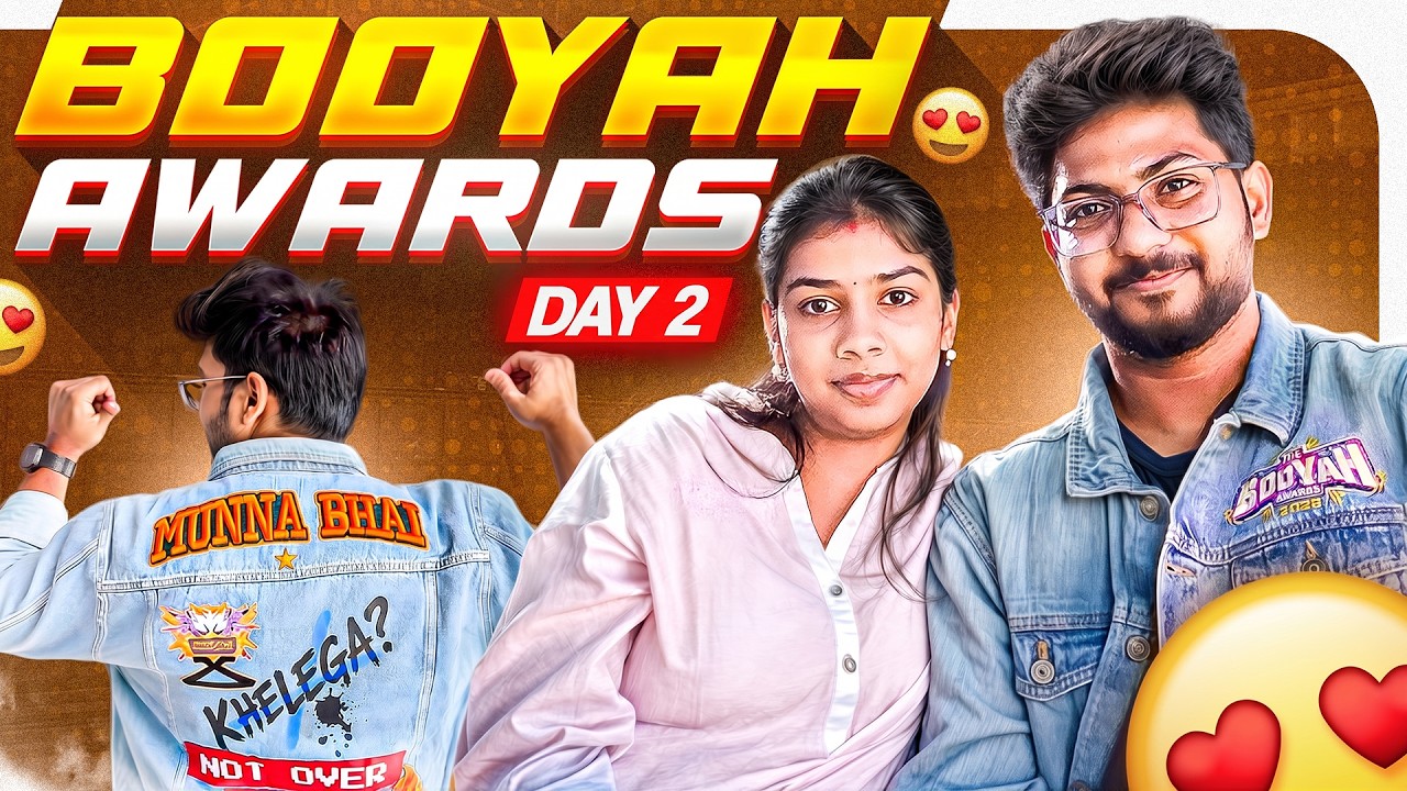 BTS Of Booyah Awards 2026 (DAY - 2) 🤩 & Got A Special Gift For Me & My Wife ❤️⌚ - Munna Bhai Gaming