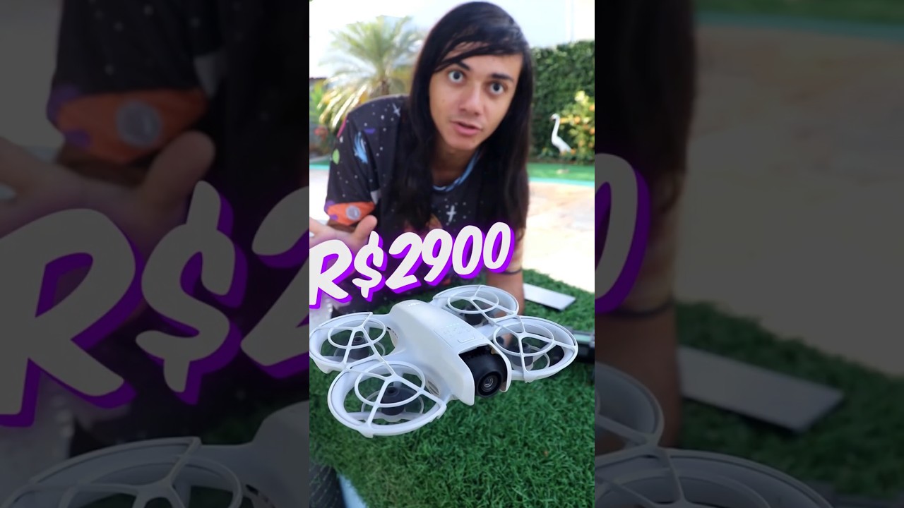 Drone de R$130 vs R$2900 😱