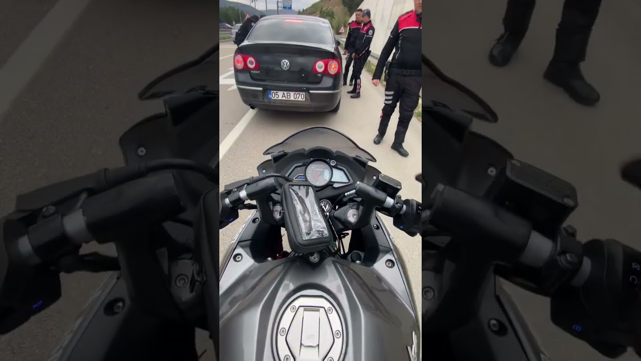 polislerin tutumu doğru mu? #polis #motovlog #çevirme
