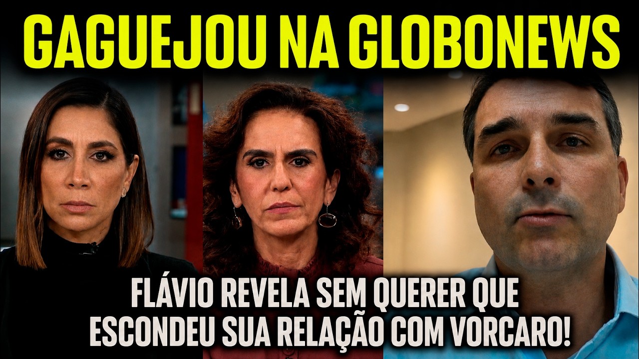 FLÁVIO ENGOLIDO NA GLOBONEWS! DEIXA ESCAPAR QUE ESCONDEU SUA AMIZADE COM VORCARO DOS SEUS ELEITORES!