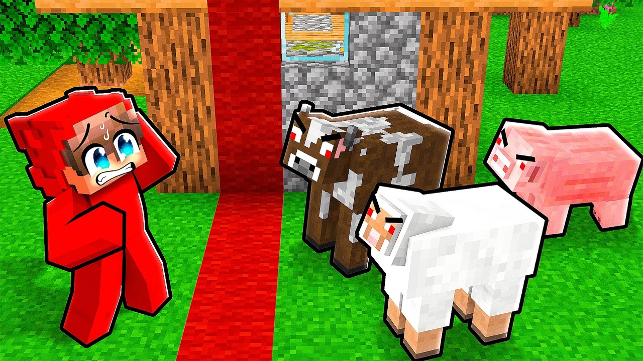 Minecraft Mobs SPLIT The City in HALF…