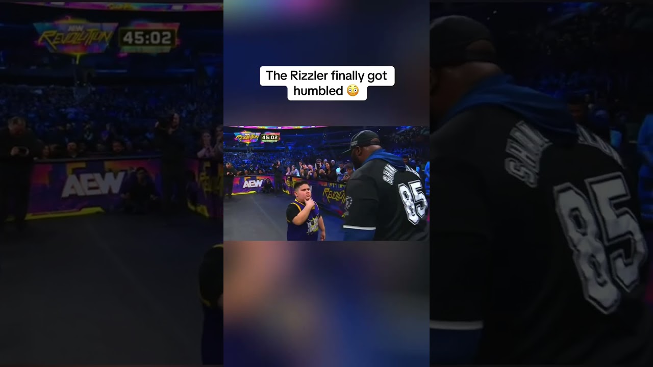 Why is a grown man beefing with The Rizzler 😭 #hoopervalley #h00pify #aewrizzler