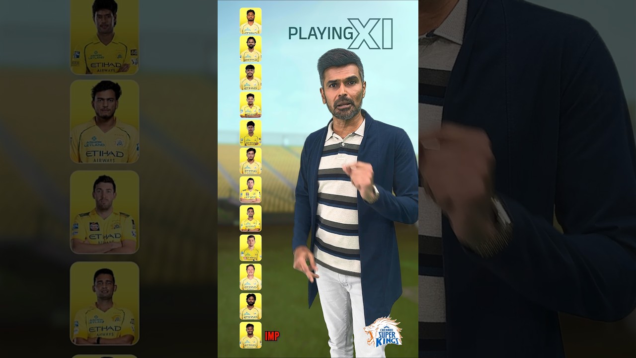 Here’s my CSK playing XI for the game against DC at Chepauk. What’s yours?#CSKvDC #CSK #IPL2026