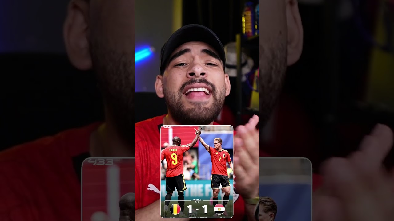 أداء مصر ضد بلجيكا🔥🇪🇬