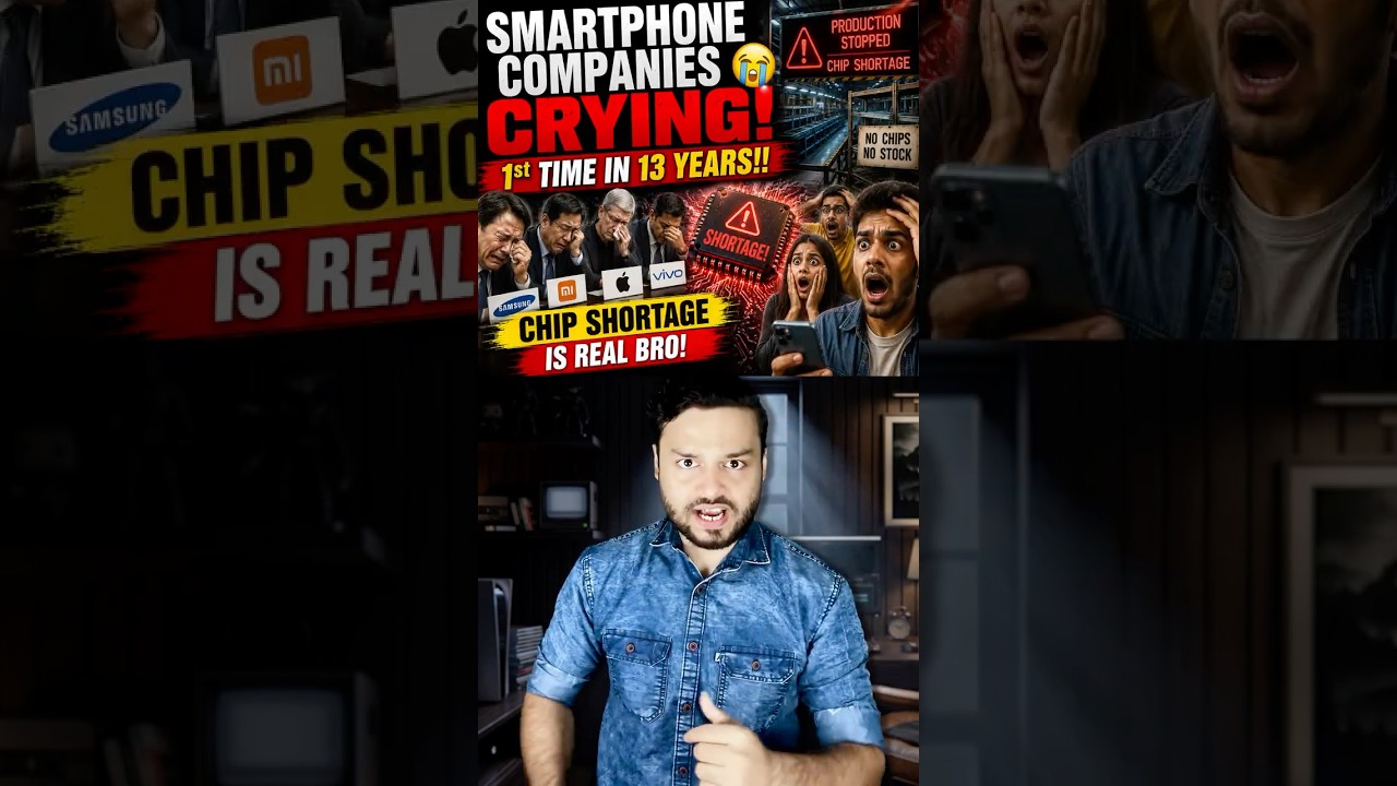 OMG! Worst Smartphone Sales in 13 Years! Chip Shortage is Real Bro!! #shorts