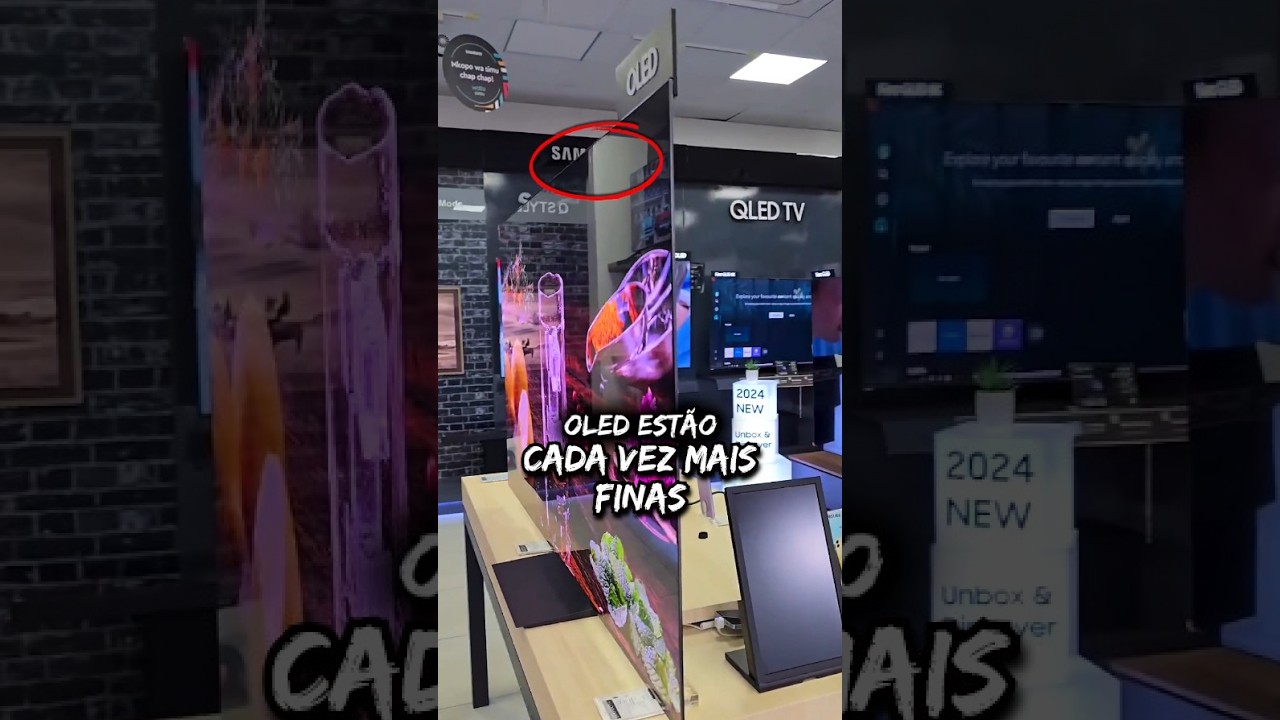 As TVs OLED estão mais finas que os próprios smartphone