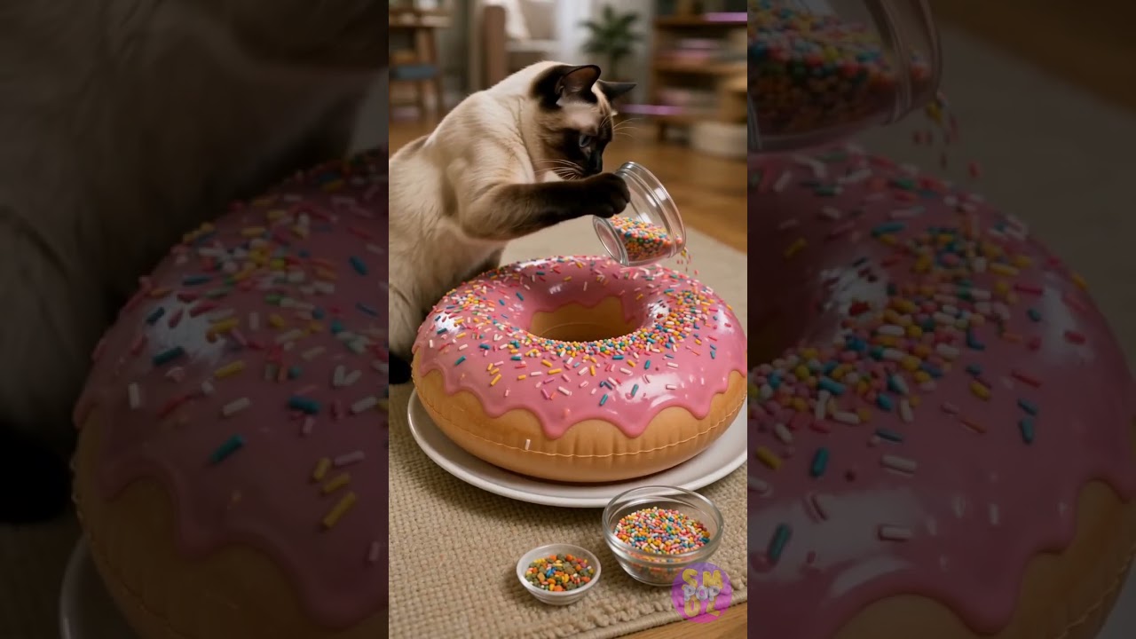Pawsitively Gigantic Snack Showdown! 🐾🍩