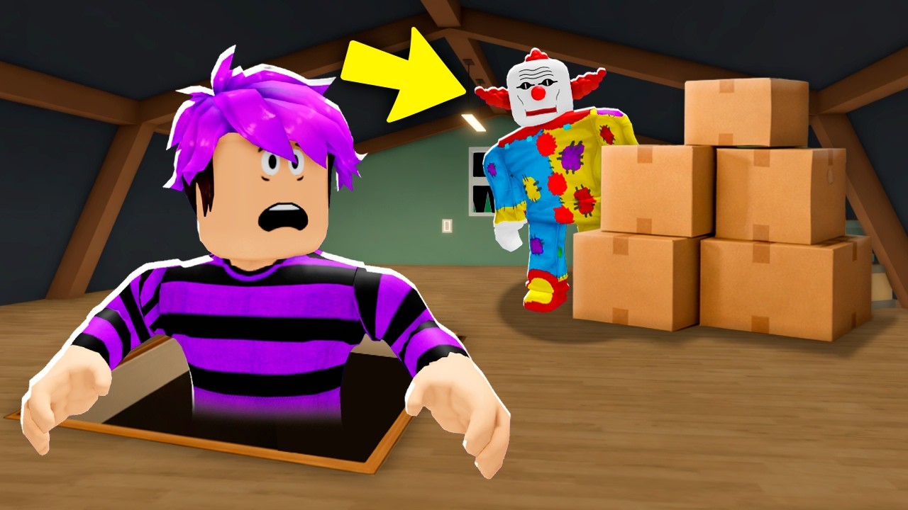 TEM UM PALHAÇO no SOTÃO DA MINHA CASA.. (Brookhaven)