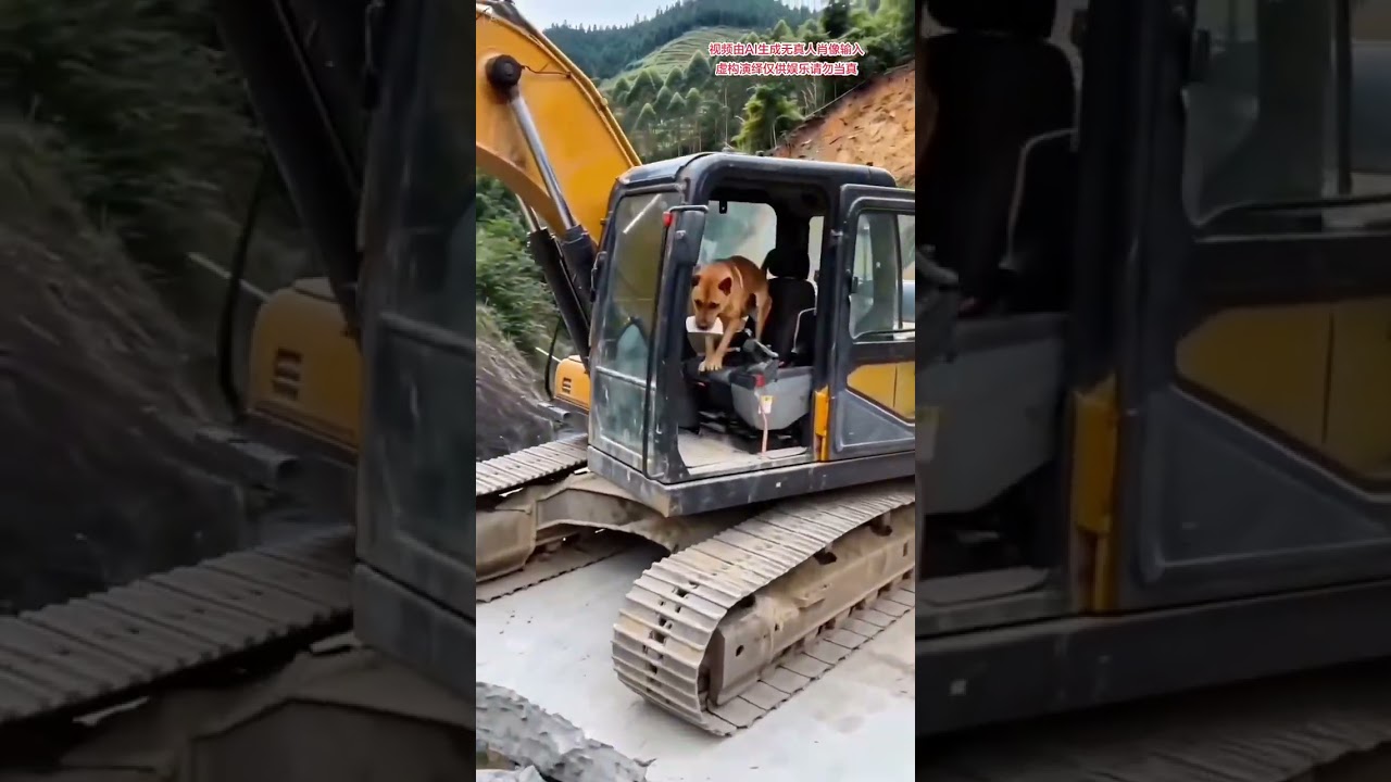 At the construction site, cute people and animals coexist harmoniously. Animals also have 🧚 P8