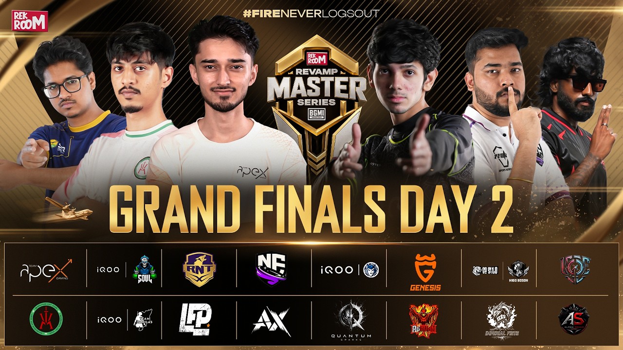 RekRoom Revamp Master Series | Grand Finals Day 2 – POWER PLAY | APEX, SOUL, RNTX, NEBULA, RECKONING