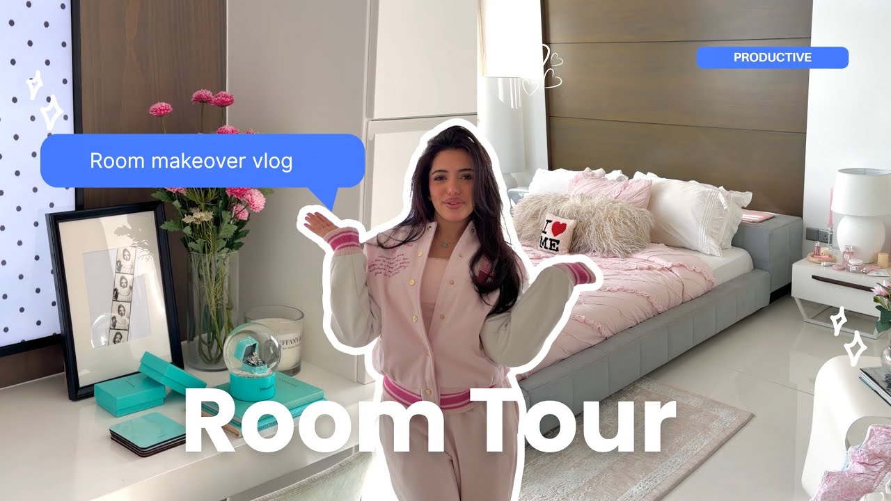 ROOM MAKEOVER🧘🏻‍♀️🧁🪽💘 room tour, haul, shopping, organizing, etc..