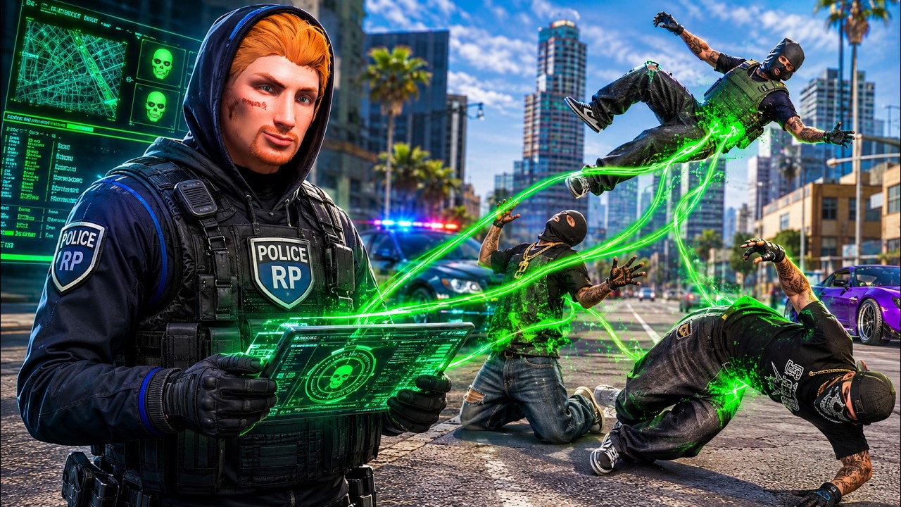 Prendendo BANDIDOS FINGINDO SER HACKER!! (GTA 5 RP)