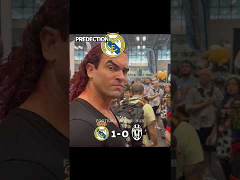 Real madrid vs Juventus prediction 🔥 #championsleague