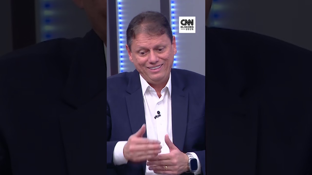 À CNN, Tarcísio diz que empresa do filho não tem relação com o governo | CNN Eleições