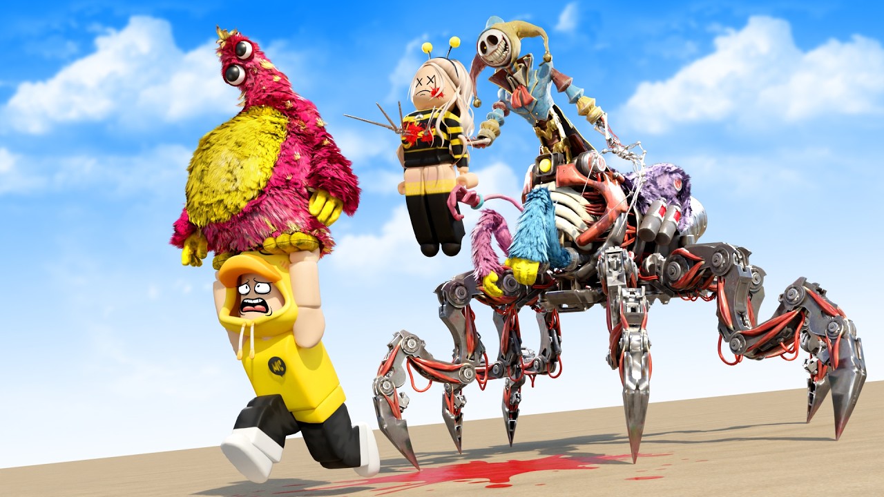 KABURR!! Aku Kabur dari PENJAGA POPPY PLAYTIME untuk curi CHUMCHUM EXPERIMENTS!!