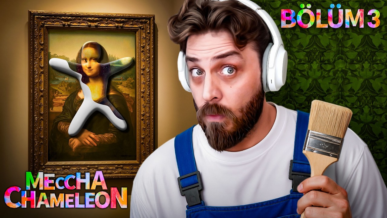 BULMALARI İMKANSIZ! SANAT ESERİNE DÖNÜŞTÜK! | MECCHA CHAMELEON | BÖLÜM 3