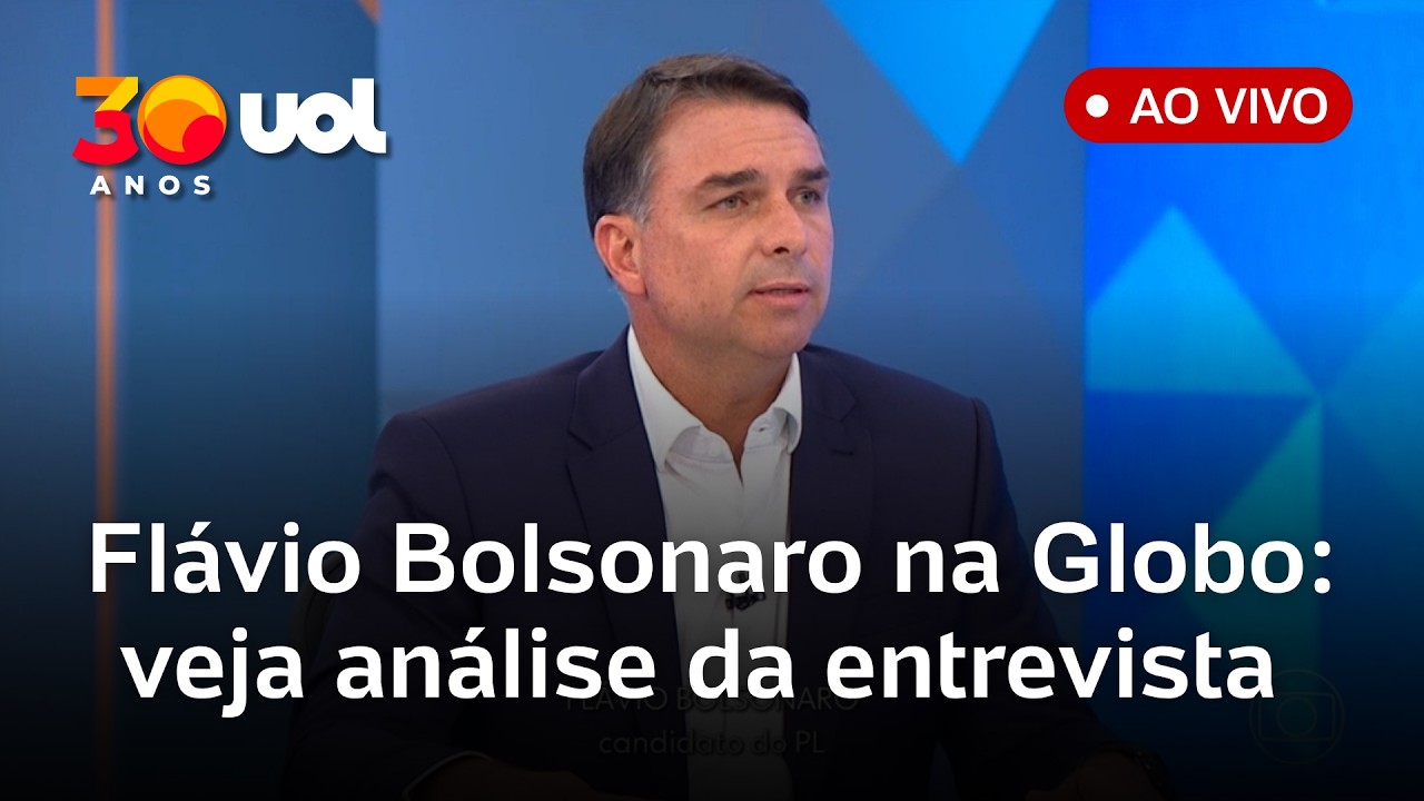 Flávio Bolsonaro na Globo: Confira a análise da sabatina do candidato do PL