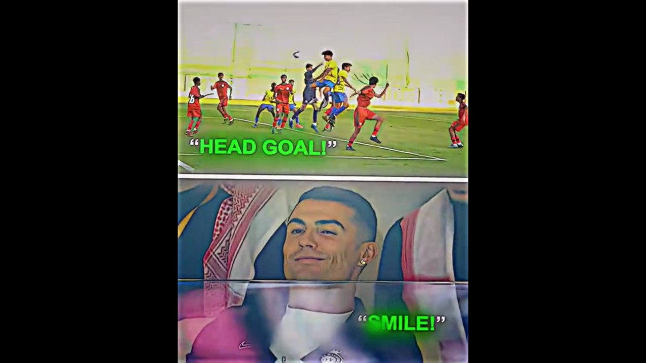 جونيور يقلد رونالدو 💛🫣